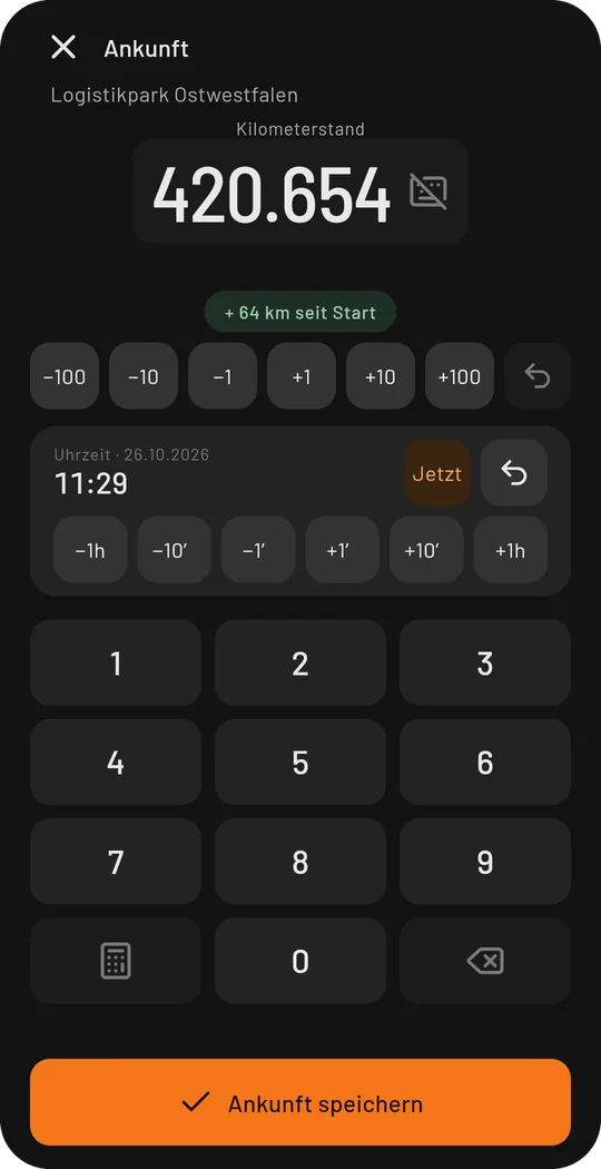bordero App Screenshot